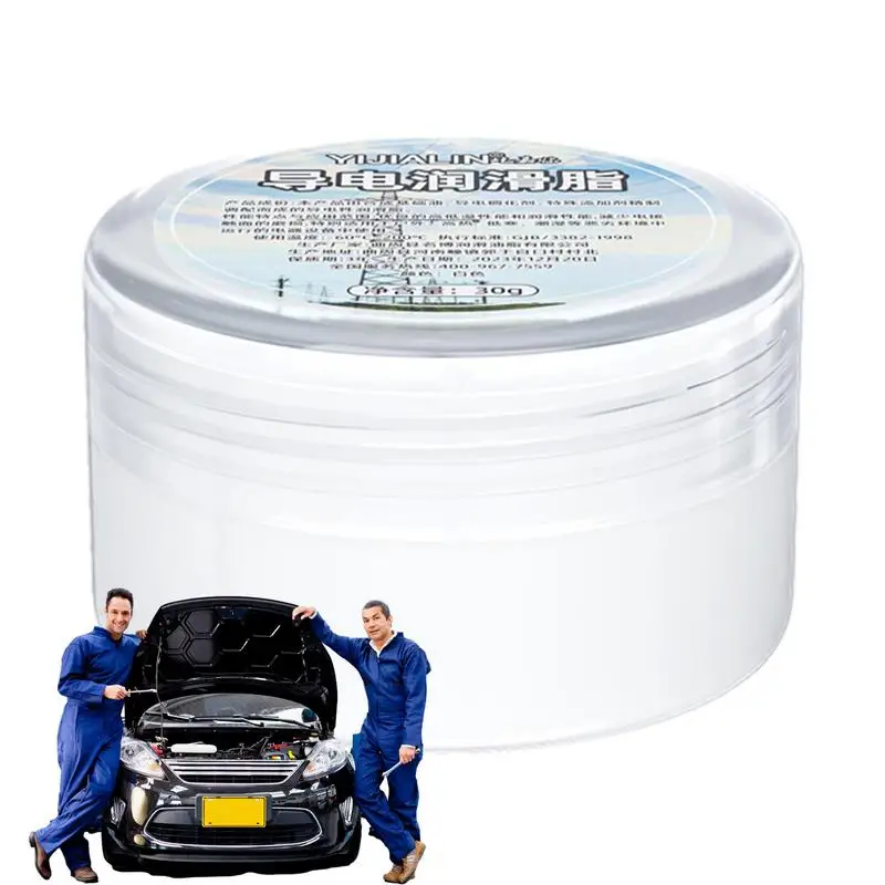 30g Electric Contact Grease Conductive Paste Electricity Compound Grease for Low Resistance Value for Household Appliances