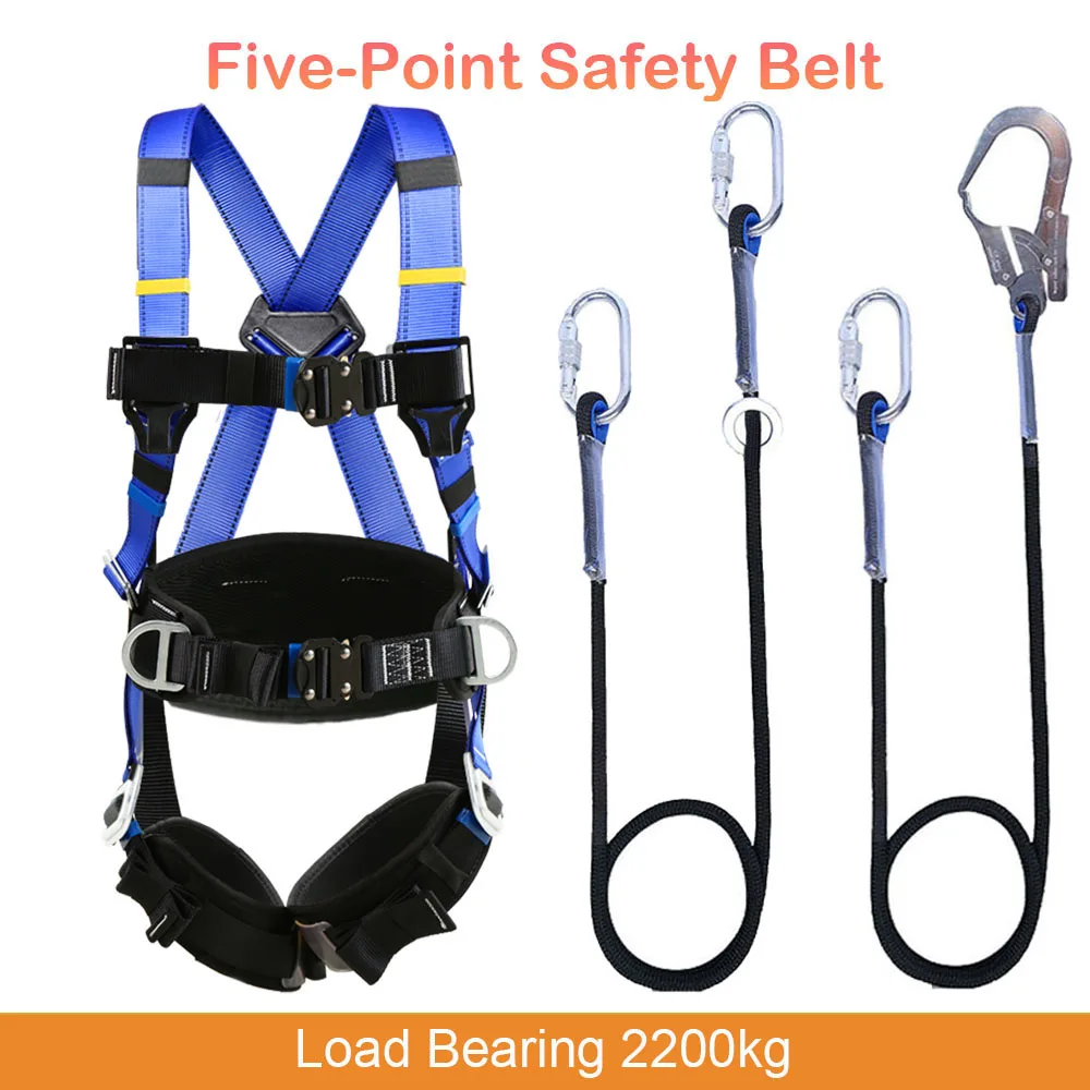 Ceinture de positionnement de travail, harnais de sécurité pour électricien  en polyester haute résistance, 1.5 mètres, ZL266 - AliExpress