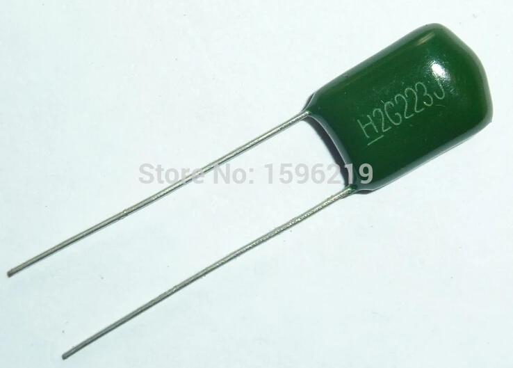 

10 шт., конденсатор для пленки из майлара, 400 В, 2G223J, 0,022 мкФ, 22 НФ, 2G223, конденсатор для пленки из 5% полиэстера, 223 J
