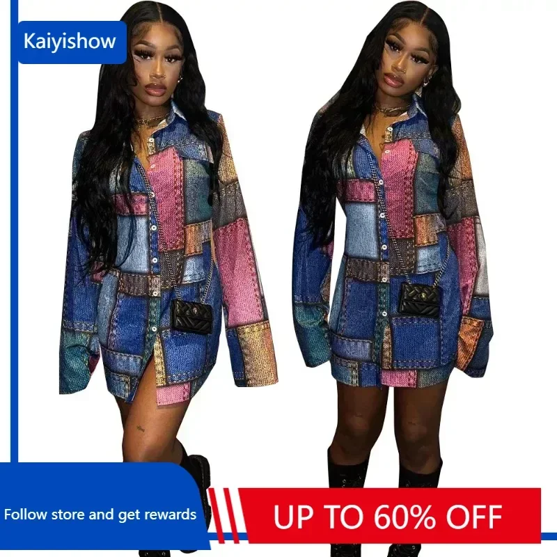 

Платья в африканском стиле для женщин, элегантное платье-мини из полиэстера с длинным рукавом и V-образным вырезом, африканская одежда Дашики 2023