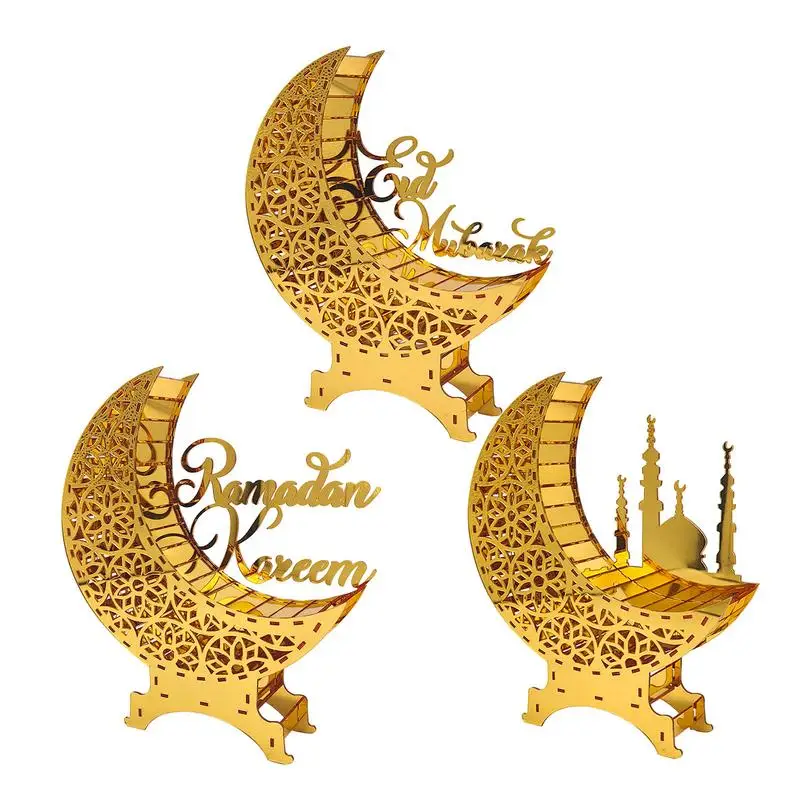 

EID Mubarak Acrylic Ornament Ramadan Decoration Home Islam Muslim Party Decor Ramadan Kareem Eid Al Adha Ramadan And Eid 2024