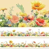 2M/ Roll Yellow Rose PET Tape Spring Flower Masking Tape DIY Scrapbooking Sticker Journal Diary Aesthetic Stationery 3