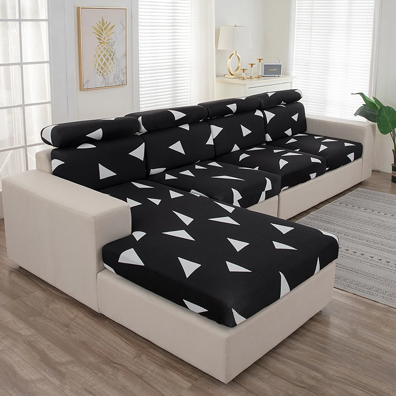 YSLLIOM Housse De Coussin De Siège Extensible - Protection Canapé Gris - Coupe Universelle - Chaise Et Fauteuil