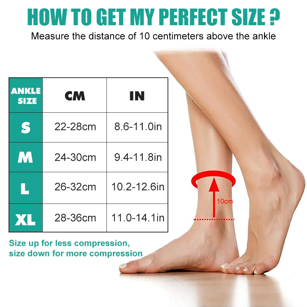 1PCS Ankle Brace for Pain Relief, Compression Ankle Sleeves Set. Support Stabilizer for Running, Basketball, Football