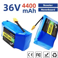Genuine 7000Ah Battery Packs Rechargeable Lithium Ion 36V Battery for Electric Self Balancing Scooter HoverBoard Unicycle 10s2p 1