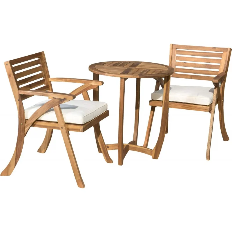 Coronado Acacia Wood Bistro Set, 3-Pcs Set, Teak Finish