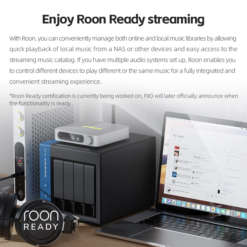 AirPlay Audio Streamer Receiver FiiO SR11 WiFi Multiroom Streamer Stream Hi-Res Audio from Spotify Music Tidal and More audio streamer receiver