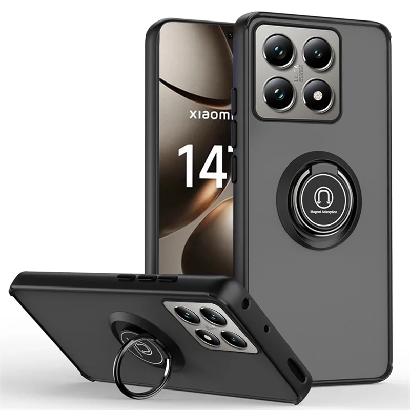 Shockproof Armor Case with Magnetic Ring Holder