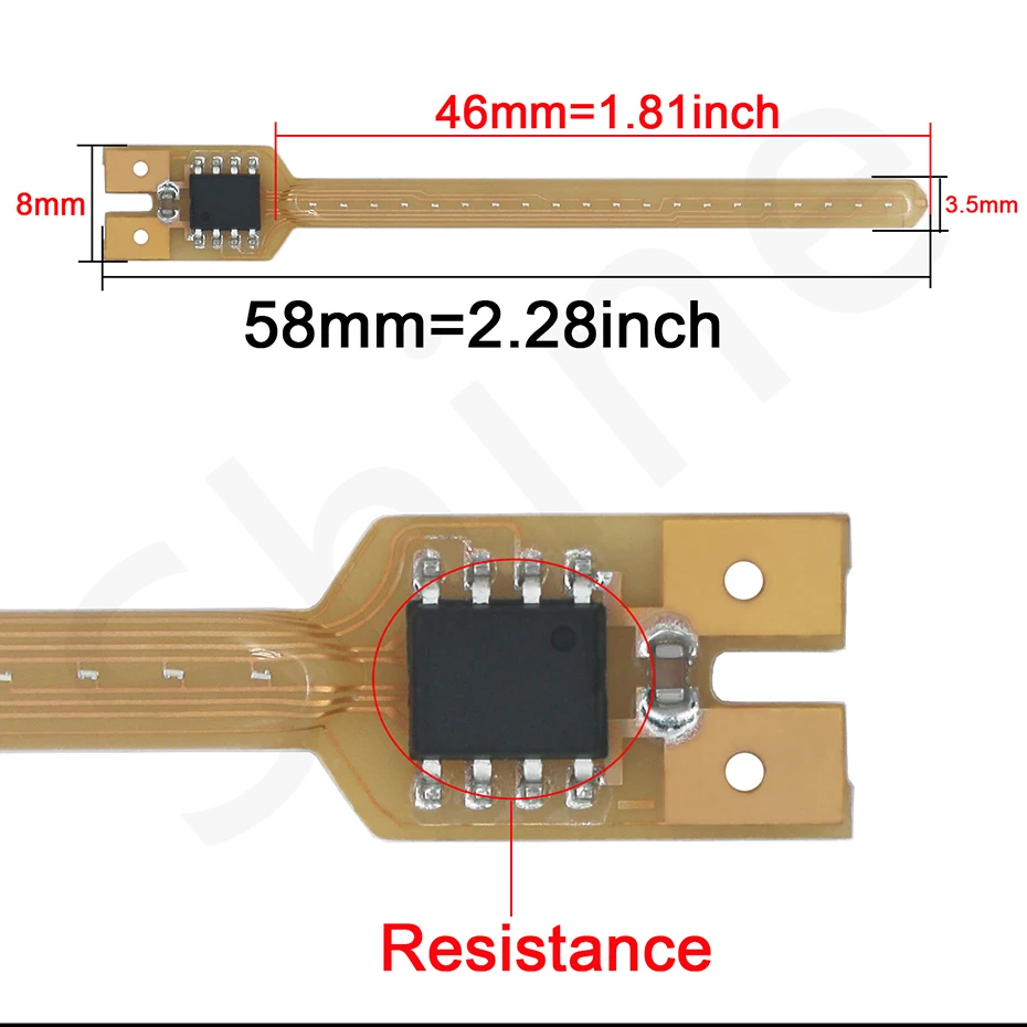 Description Picture 2 of item4 Modes DC3V LED COB Meteor Shower Flowing Water Lamp 58mm LED Filament Diode Lamp Parts Incandescent Light Accessories DIY