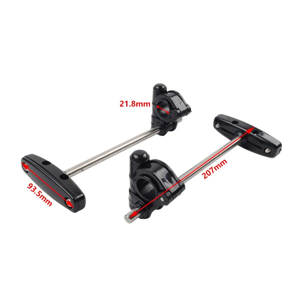 Universal Motorcycle 7/8 22mm Standard Handlebar Windshield Bracket Mount