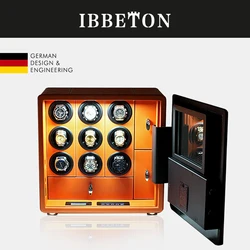 IBBETON Watch Winder Intelligent Safe Box Automatic Watch Steel Storage Box 6/9/12 Watches & Jewelry Storage Cabinet