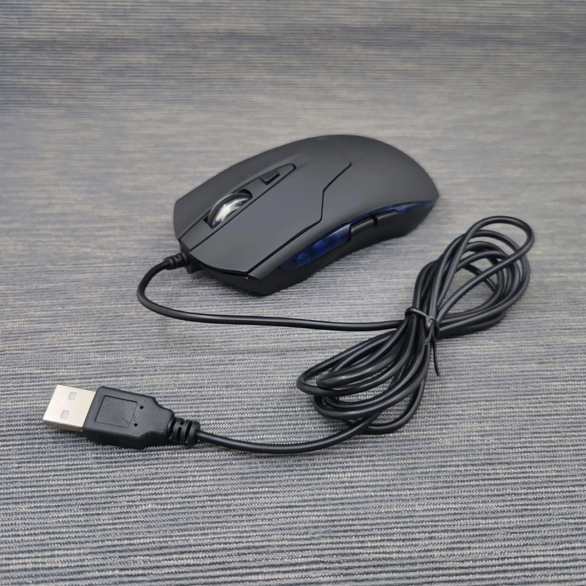 Wired Office Mouse 1600DPI 6-Button Type C And USB Optical Mouse for Desktop Notebook Computer Game