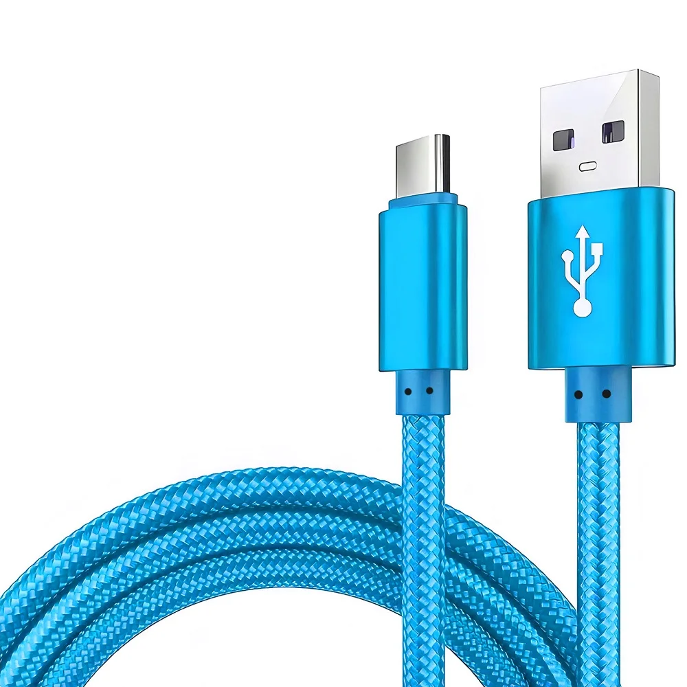 Nylon Braided USB A to Type C Fast Charging Cable