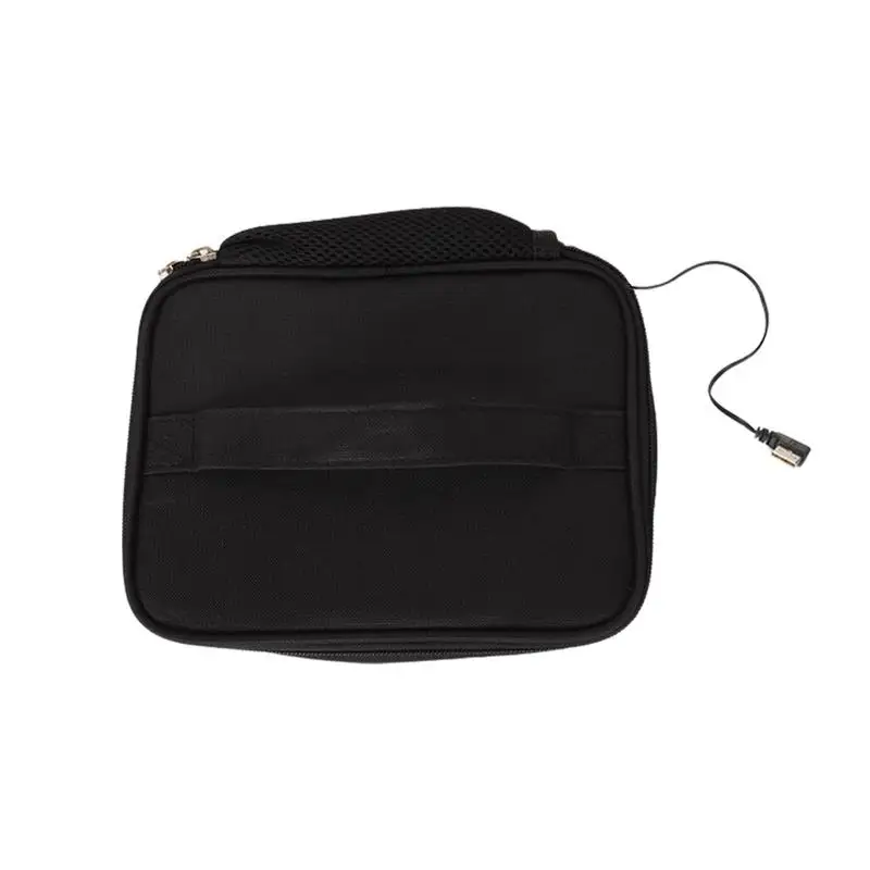 Portable Mini Car Microwave USB Electric Oven Fast Heating Picnic Box For Travel Camping Food Cooking Travel Accessories