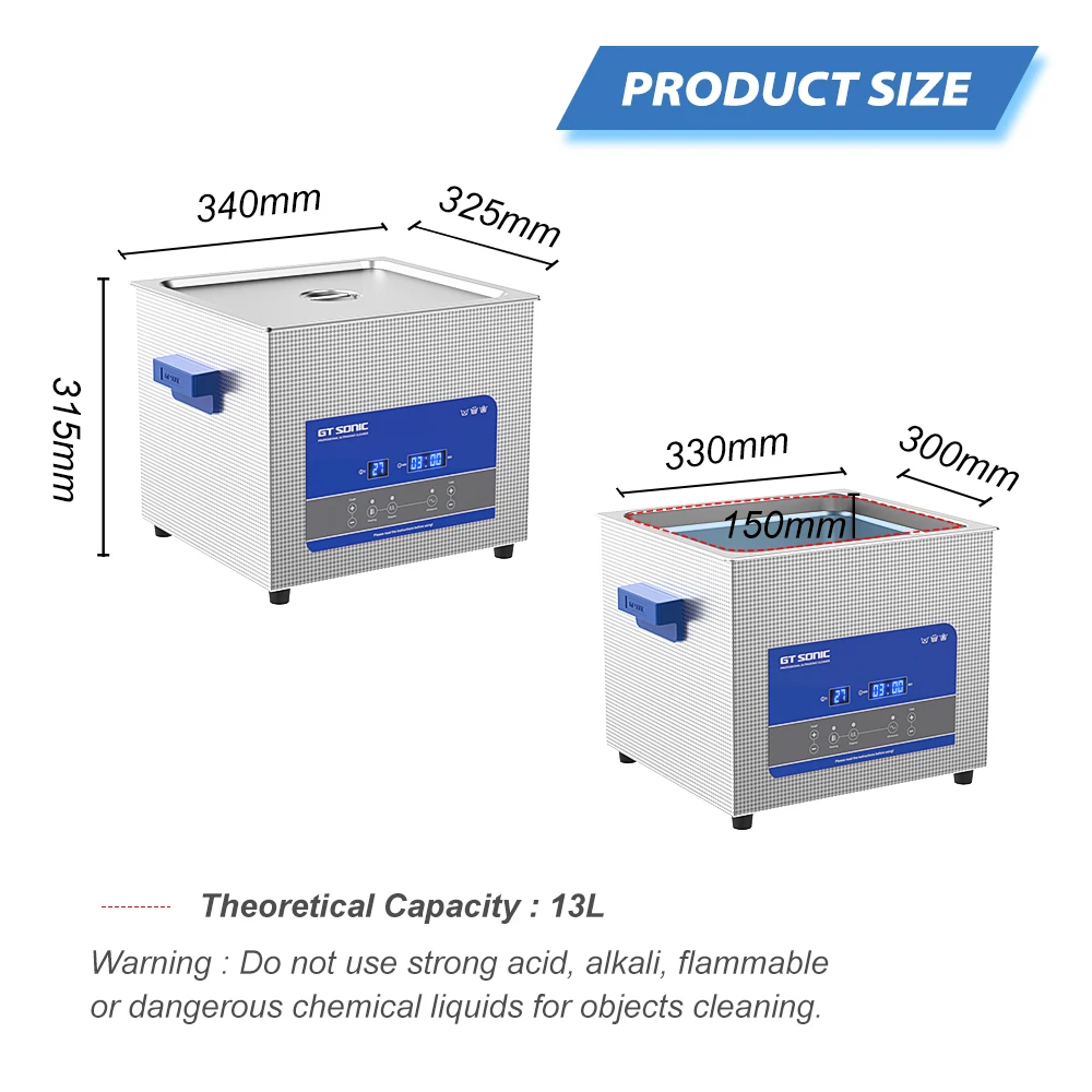 GTSONIC Ultrasonic Cleaner - 2L to 27L Digital Ultrasound Bath with Big Sale Price Description Image.This Product Can Be Found With The Tag Names Digital ultrasonic cleaner 6l, Ultrasonic cleaning machine 3l, Ultrasonic cleaning machine 6l