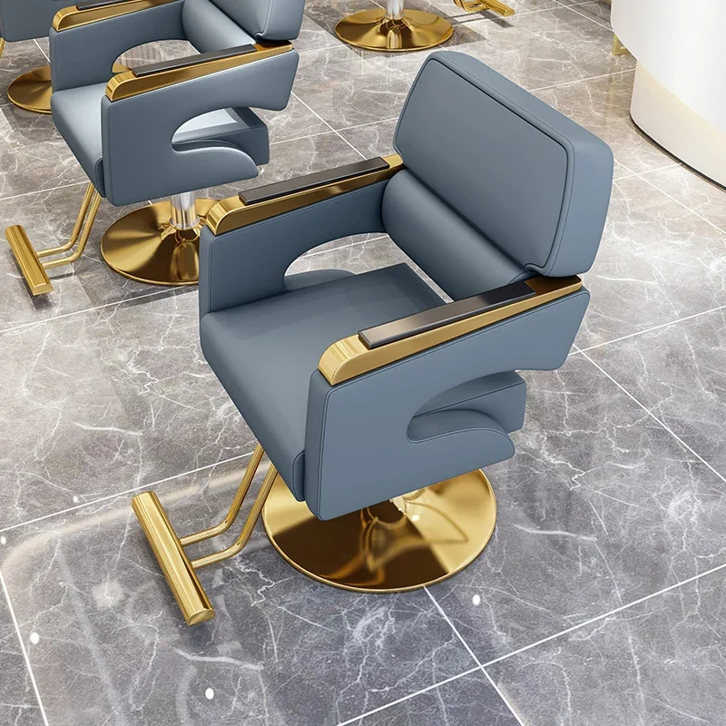 Simple Professional Barber Chairs Salon Makeup Hairdressing Cosmetic Barber Chair Manicure Simple Sedia Girevole Furniture HY professional barber chairs makeup ergonomic swivel hairdressing barber chair aesthetic simple sedia girevole furniture hy