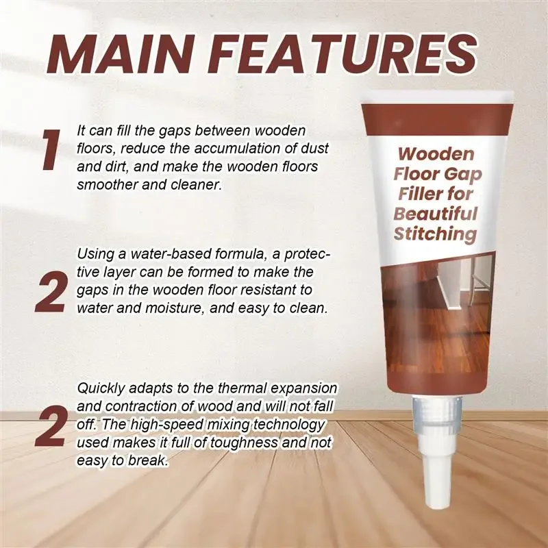 100g Wooden Furniture Touch Up Kit Furniture Floor Tile Scratch Filler Remover Glue Cream Polymer Resin DIY Repair Tools