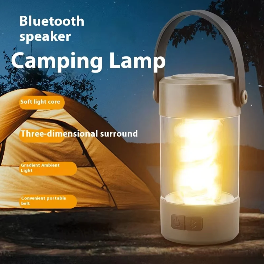 BAAU Waterproof Telescopic Camping Lamp-Multifunctional Outdoor Garden Atmosphere Light, Energy-Efficient for Travel