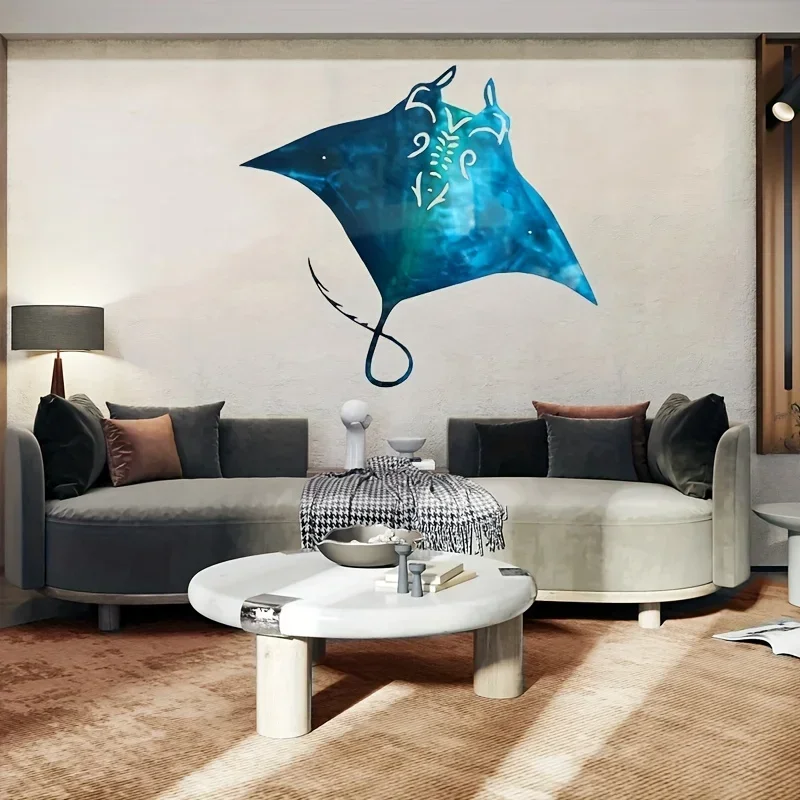 Рисунок 5 - Синий Металлический Настенный декор Manta Ray