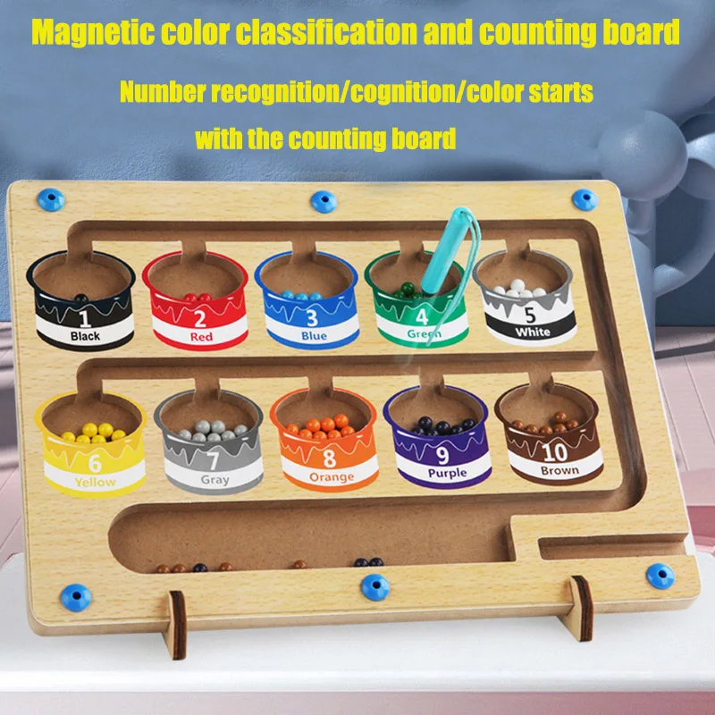 Magnetic Ball Color Sorting Toy 1