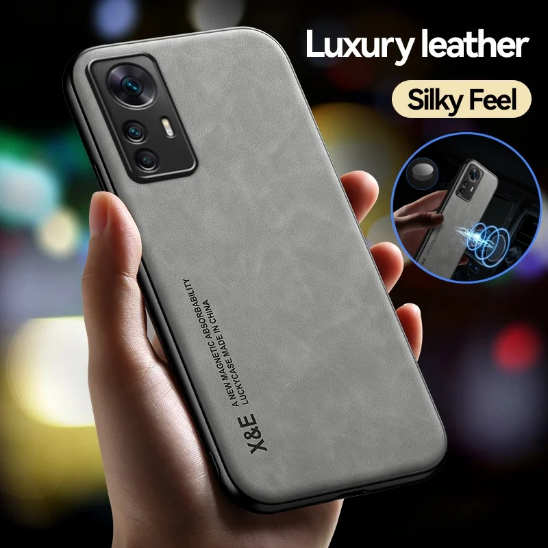 Leather Magnetic Holder Case - Premium Soft Cover