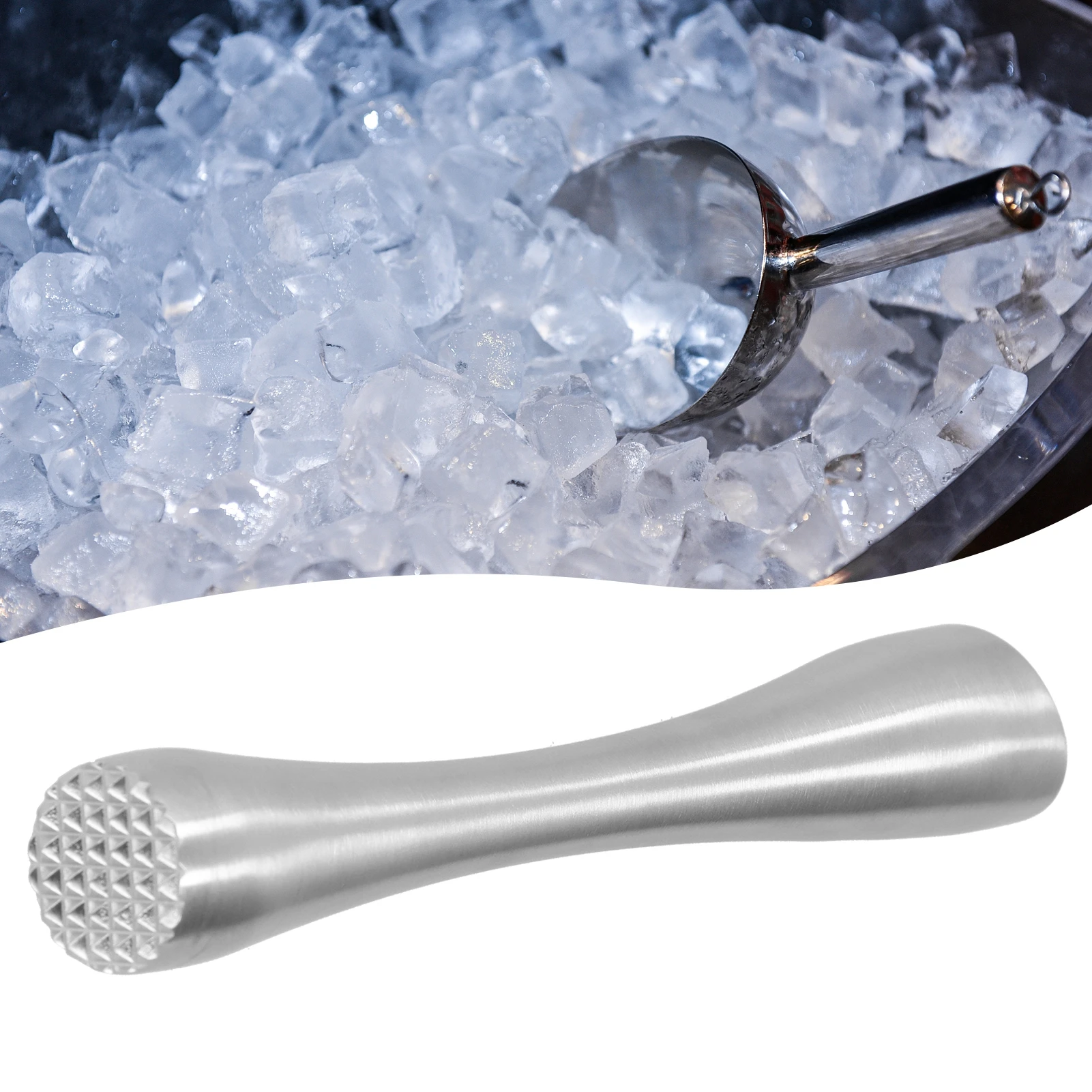 Supplies Ice Crushing Hammer Stainless Steel Cocktail Muddler Fruit Mixer Ice Crushing Tools DIY Drinks Tool Muddler
