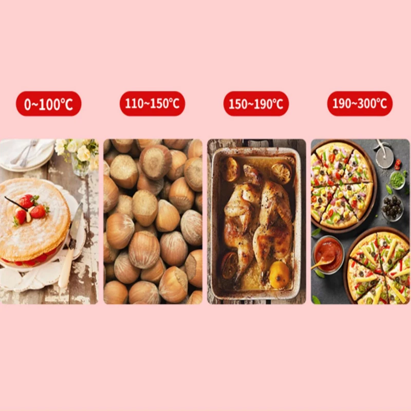 Electric Oven Commercial Large-Capacity Pizza Cake Bread Baking With Three Layers And Plates