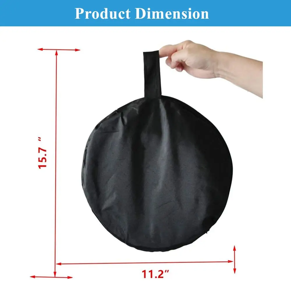 Car Foldable Circular Portable Designed Striped Dent Panel Light Reflector Board 80cm PDR Lined photography reflector