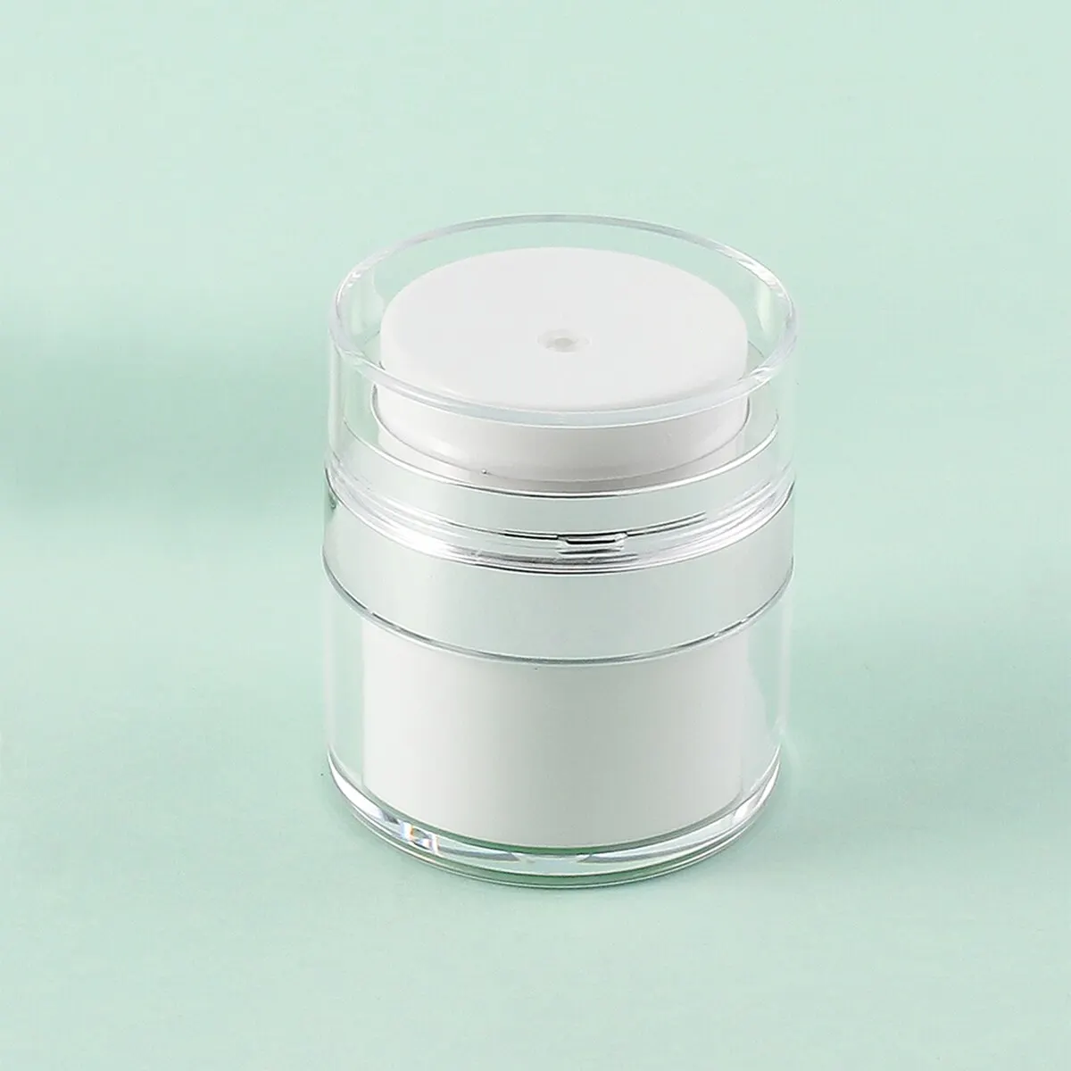Moisturizer Jar 15/30/50ml Air Pump Empty Cream Subpackage Vacuum Bottle for Skincare Face Makeup Lotion Creams moisturizer jar