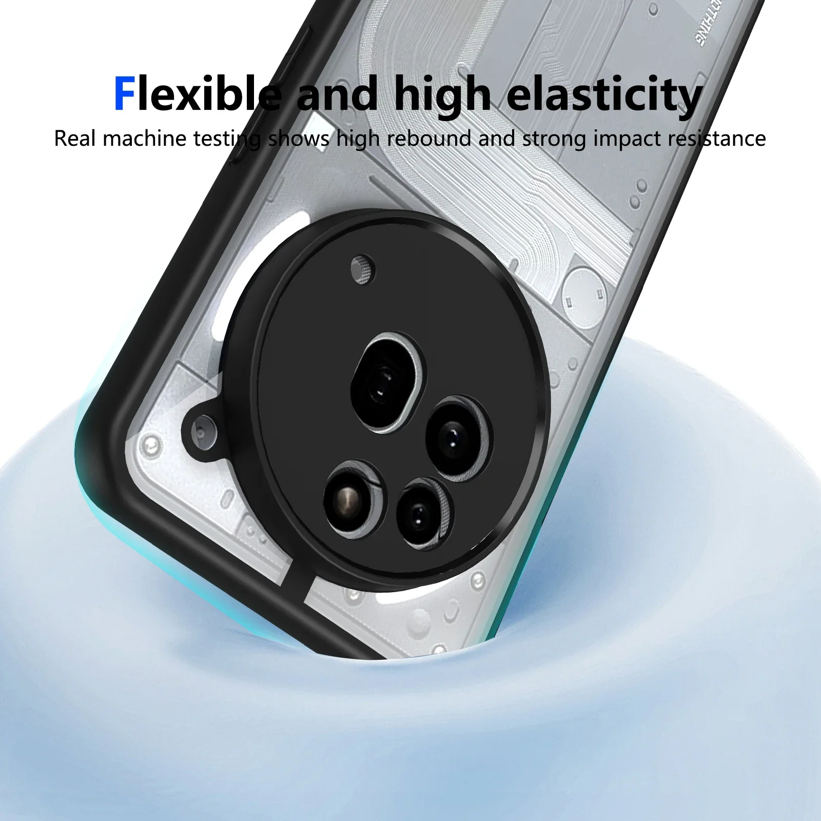 Ultra-Thin Shockproof TPU Hard Backplate Cover