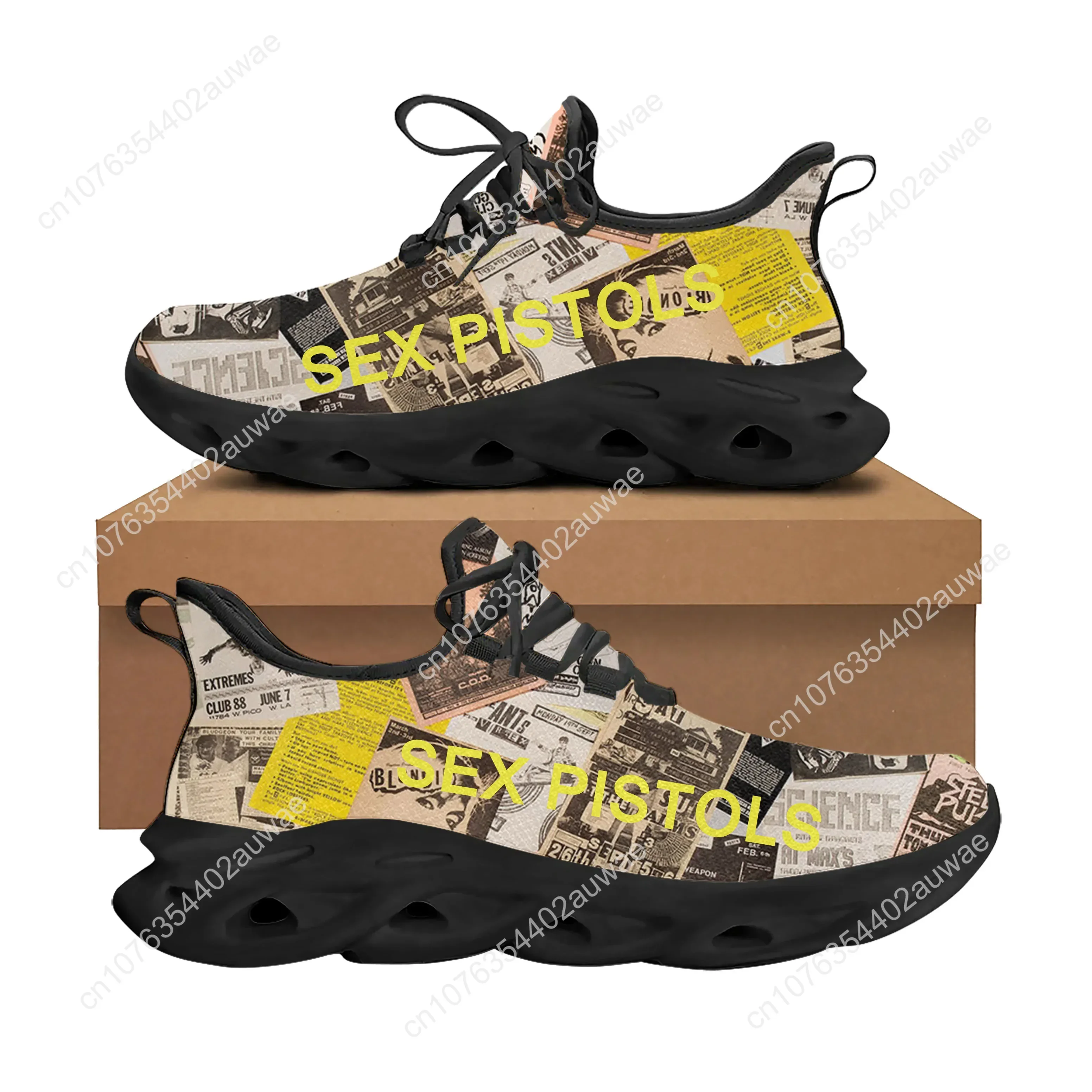 Sex Pistols Punk Rock Band Sports Shoes Mens Womens Teenager Kids Children Sneakers Casual High Quality Couple Shoes Custom Shoe