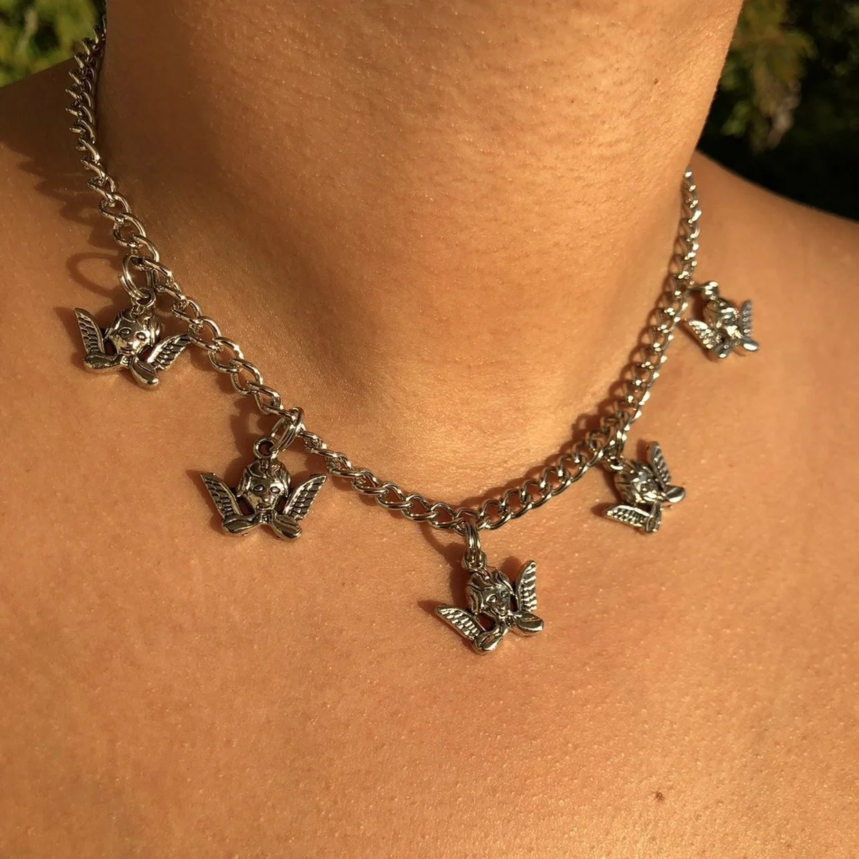 

Женская цепочка на шею в стиле «хип-хоп»