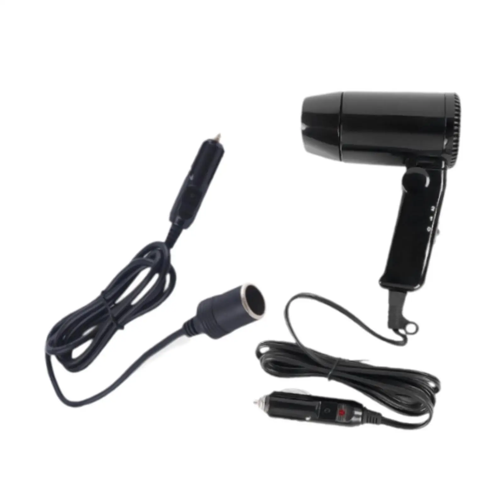 Mini Car Hair Dryer Travel Blow Dryer 12V Professional Practical Hair Dryer Small Hair Blow Dryer for RV Gym Auto Hotel 2