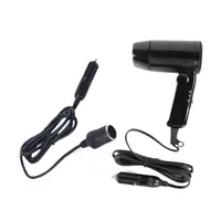 Mini Car Hair Dryer Travel Blow Dryer 12V Professional Practical Hair Dryer Small Hair Blow Dryer for RV Gym Auto Hotel 2
