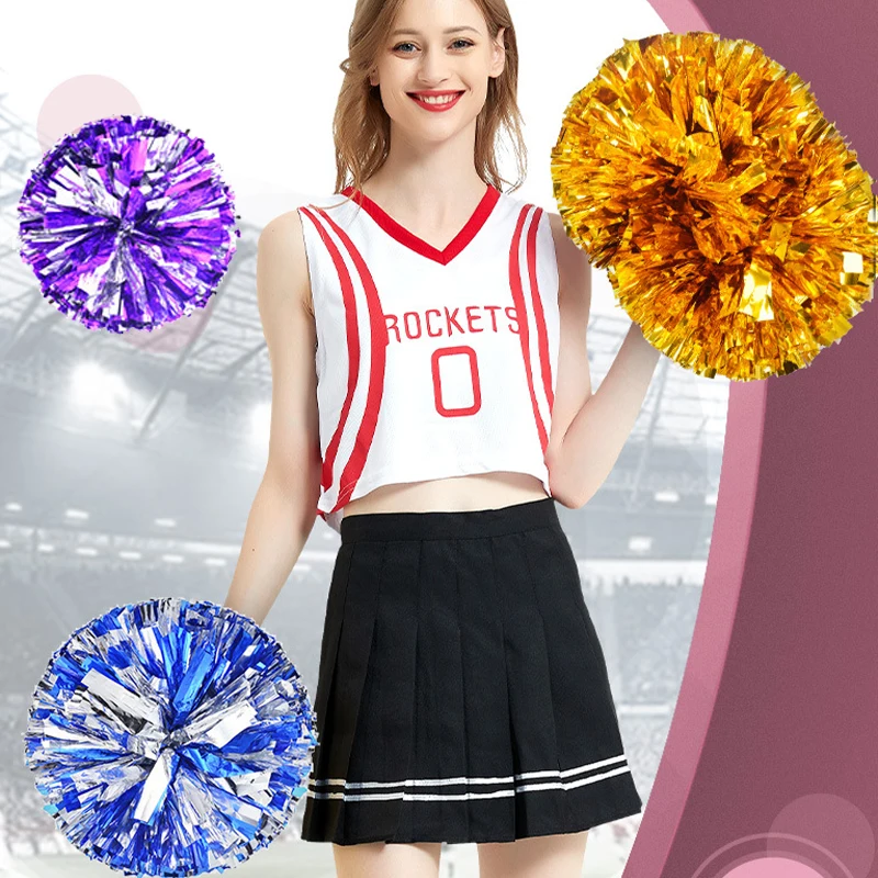 1Pcs Cheerleading Flower Ball Diameter 30cm Cheerleading Handshake Flower Children Dance Performance with Cheerleaders