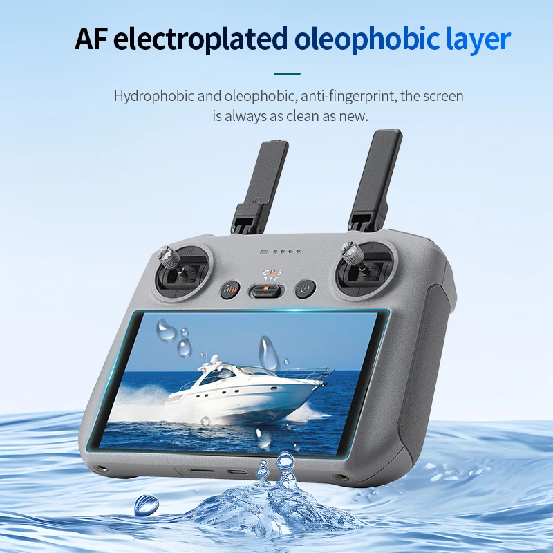 Drone Accessories For DJI RC/RC2 Remote Control Screen Protector AR Anti-reflection Tempered Film For Mavic 3/Air 3/2S/Mini 3/4 Pro