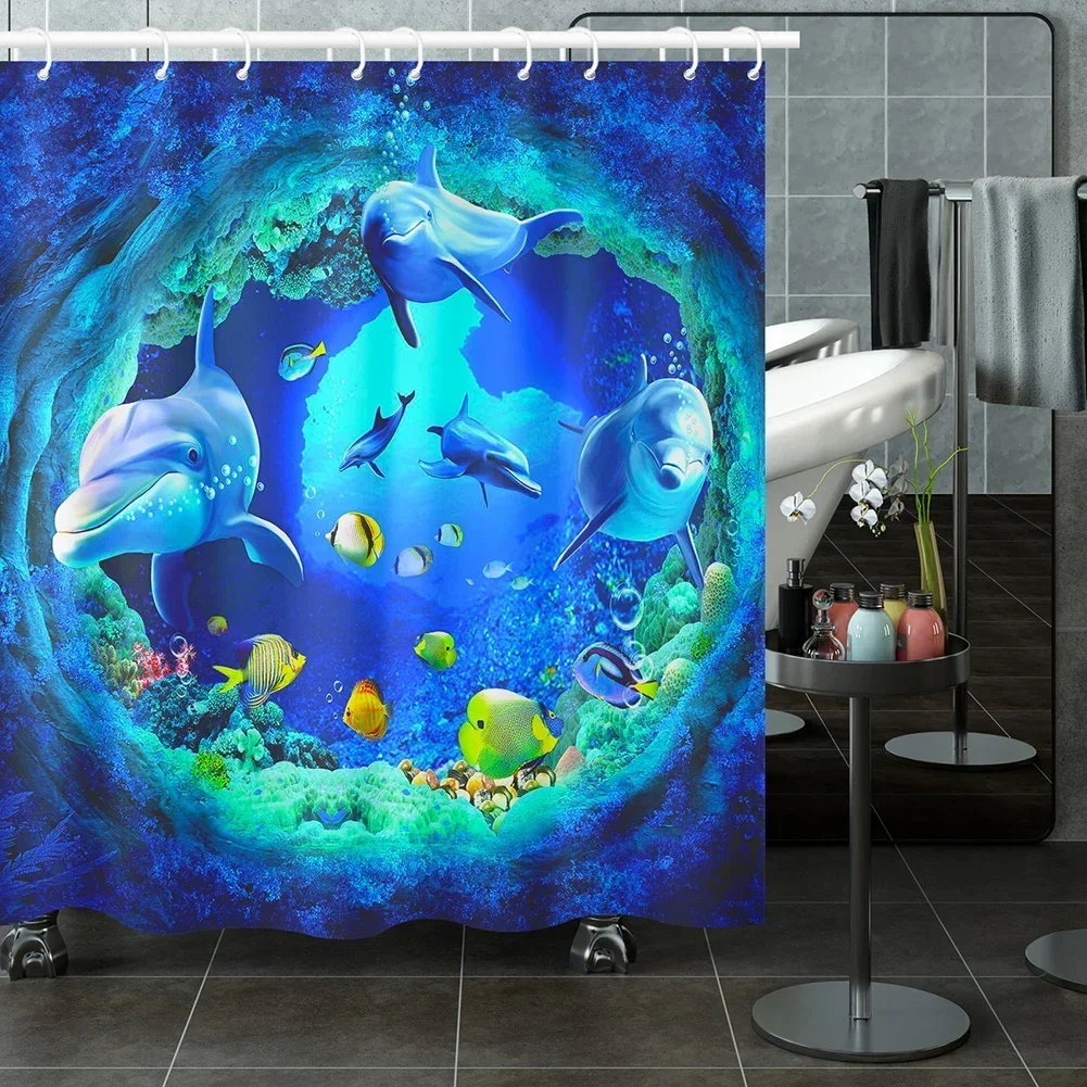 Underwater World Shower Curtain 3