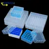 20/25/81/100 Sockets Plastic Test Tube Holder Centrifuge Tube Rack Box With Cover Centrifugal Tube Support Laboratory Supplies 4