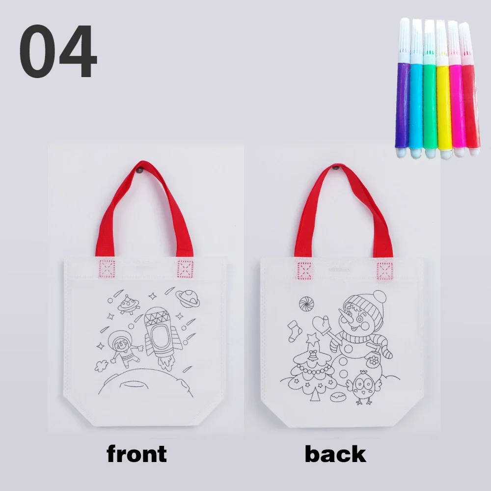 Bolsa De Tela Para Pintar, Perfecta Para Fiestas Infantiles Bolsa De Tela Para Pintar, Perfecta Para Fiestas Infantiles