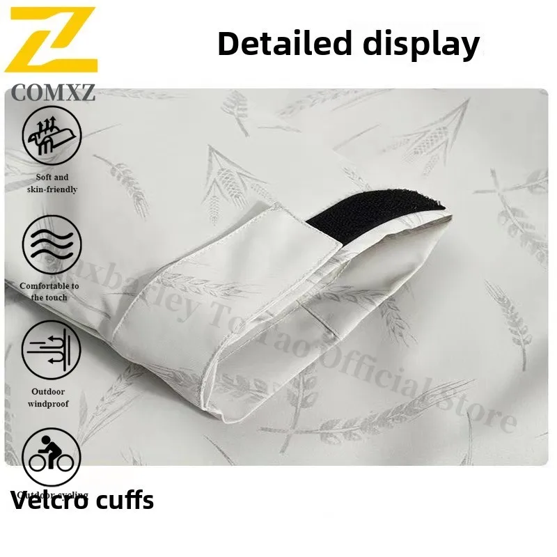 EIAO Spring Couple Waterproof Windbreaker Jacket Outdoor Casual Hiking Coat Camping Fishing Color Block Lightweight Breathable