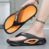 Brand Men's Flip Flops Outdoor Indoor Slippers Comfortable Soft Men Beach Sandals Non-slip Home Men Women Slippers Flip Flops - Image 3