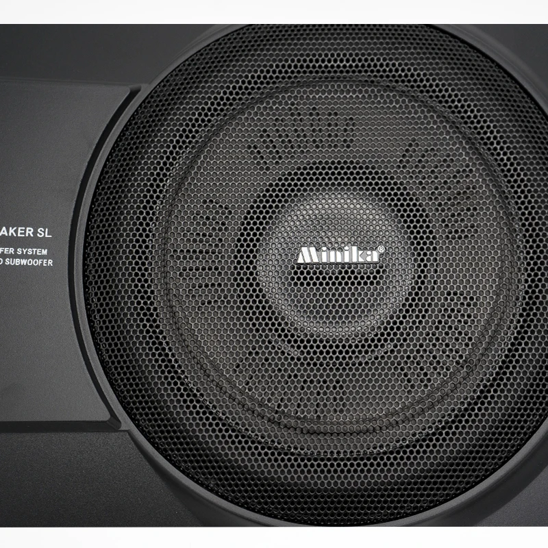 10 Inch Active Subwoofer Car Audio Sub Woofer Speakers With Amplifier Car Speaker Auto Audio System Under Seat Bass Woofers