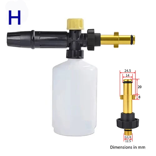 Premium Foam Cannon Snow Foam Lance for High-Pressure Washers