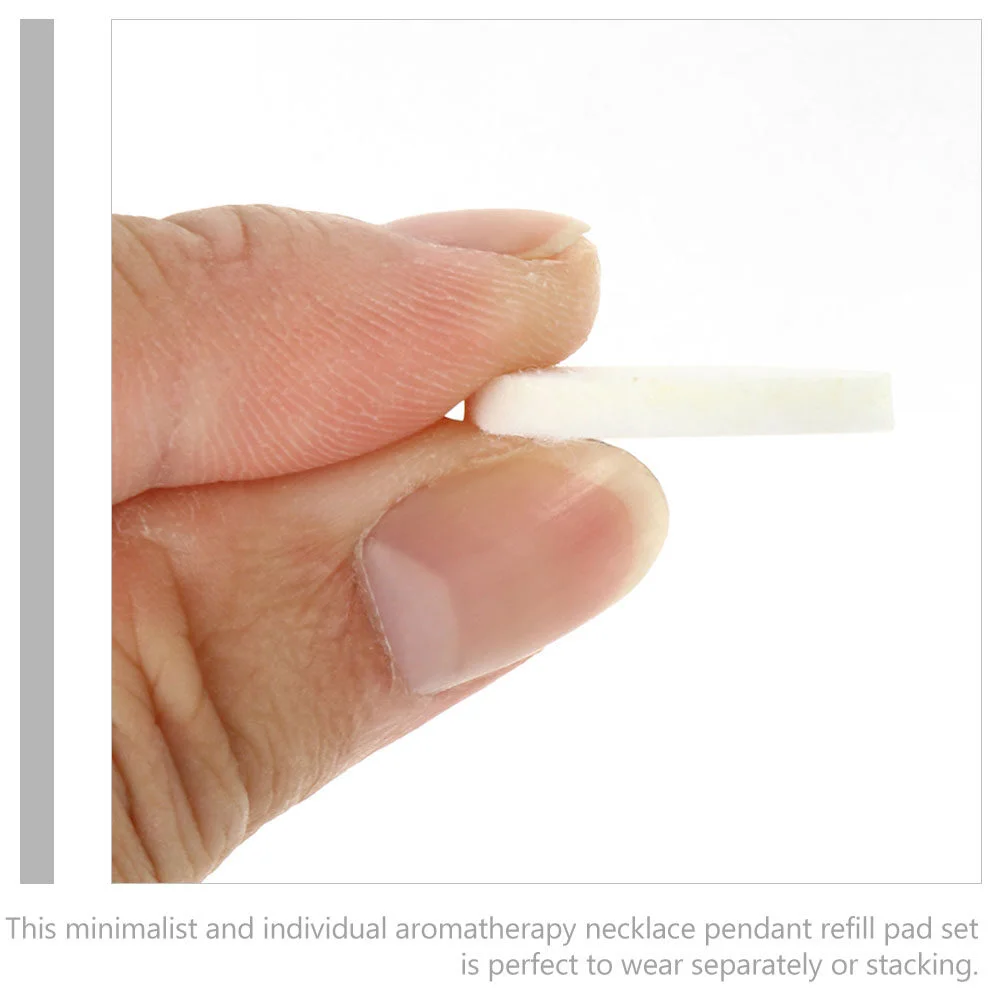 100 Pcs Car Aroma Diffuser Cotton Sheet Pad 2.25X2.25X0.3CM Household Aromatherapy Accessory car aroma diffuser pad