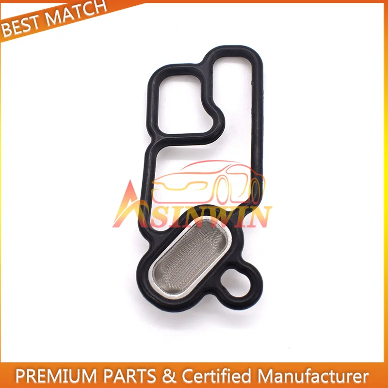 Replacement Gasket Set Rubber Seal Gaskets Washer Gasket Kit Engine Gasket Kit 1PC 15815-5G0-A01 VVT Variable Timing Spool Solenoid Valve Gasket Filter For Honda