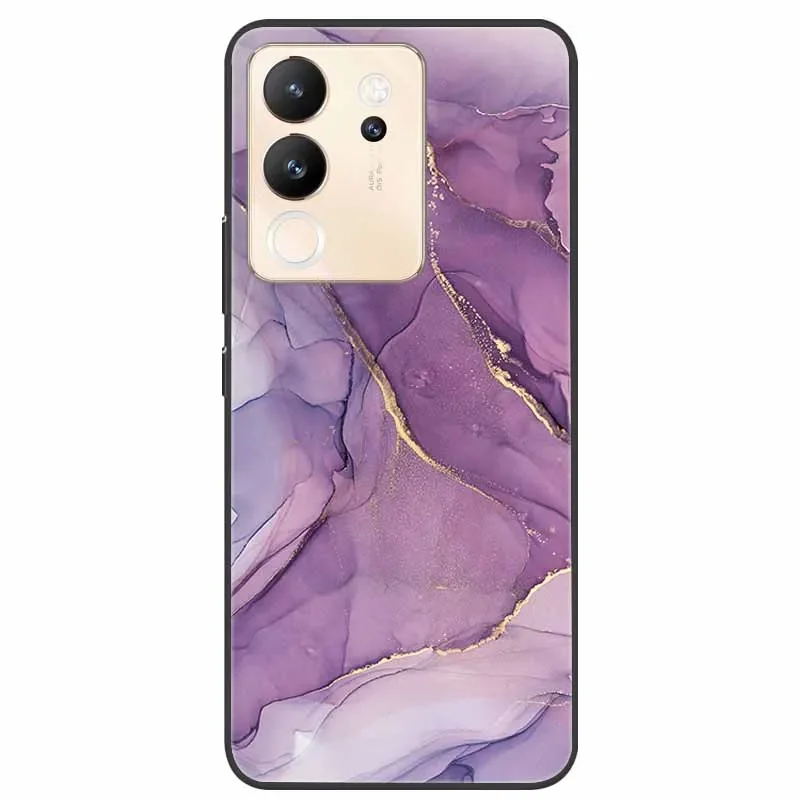 Lovely Marble Print TPU Silicone Phone Cover - Soft and Stylish Protection with Cool Design