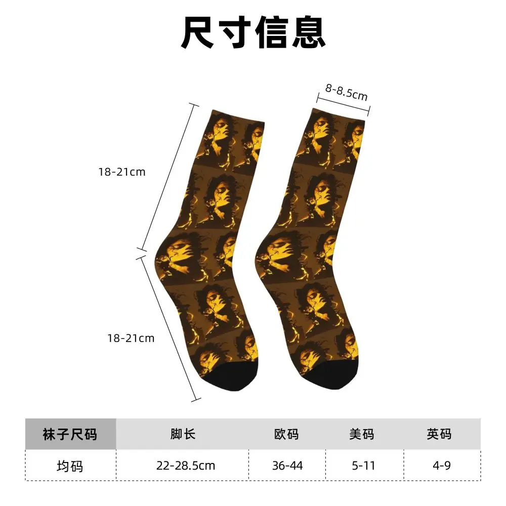 Michael Jackson Musicians Singers Dancers Socks Harajuku Stockings All Season Long Socks Accessories for Unisex Christmas Gifts