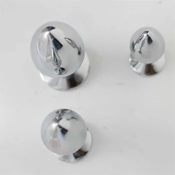 1 pcs  Size Metal Crystal Anal Plug Stainless Steel Booty Beads Jewelled Anal Butt Plug Sex Toys Products for Men Couples 4