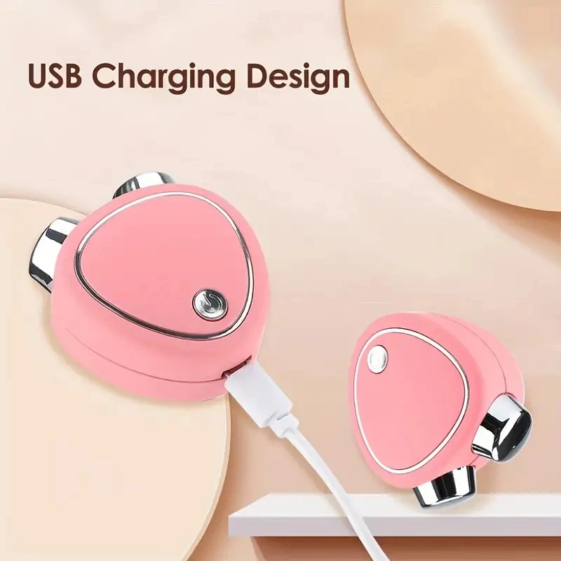 Micro Current Beauty Instrument Mini Portable Face Slimming Massager EMS Delicate Contour Lifting Firming Facial Skin