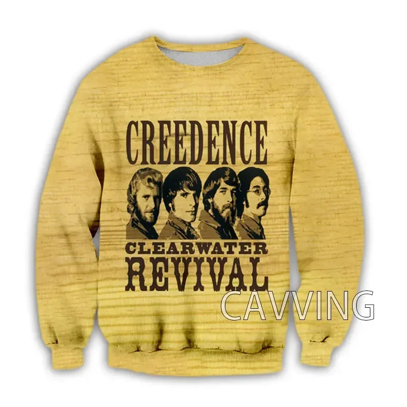 Creedence Clearwater Revival 3D Print Clothes Streetwear Men Hoodies Sweatshirt Fashion Zip Hooded Long Sleeve Pullover Tops H09 3